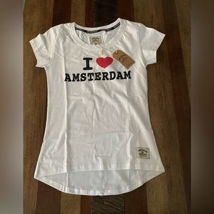 I Love Amsterdam White Tee